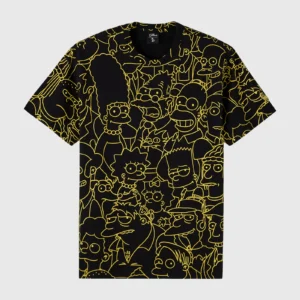 OVO THE SIMPSONS ALL OVER PRINT T-SHIRT