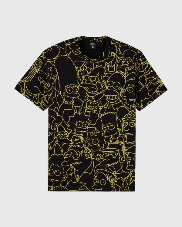 OVO THE SIMPSONS ALL OVER PRINT T-SHIRT