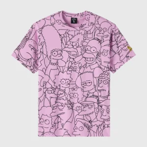 OVO X THE SIMPSONS ALL OVER PRINT T-SHIRT