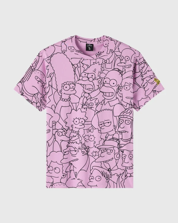 OVO X THE SIMPSONS ALL OVER PRINT T-SHIRT