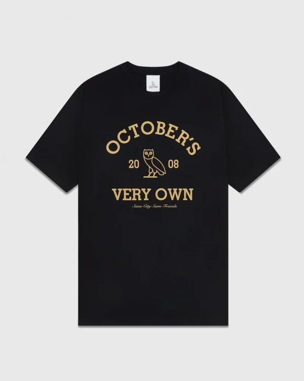 OVO GOLDEN LOGO COLLEGIATE T-SHIRT