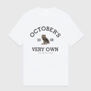 OVO COLLEGIATE T-SHIRT WHITE