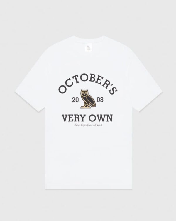 OVO COLLEGIATE T-SHIRT WHITE