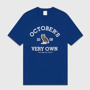 OVO COLLEGIATE T-SHIRT BLUE