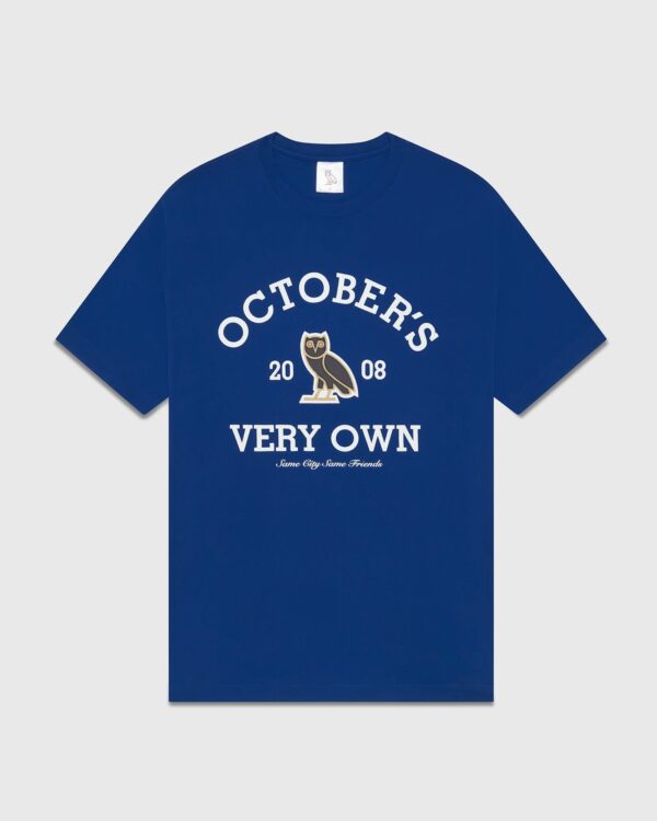 OVO COLLEGIATE T-SHIRT BLUE