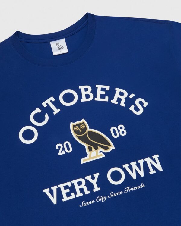 OVO COLLEGIATE T-SHIRT BLUE