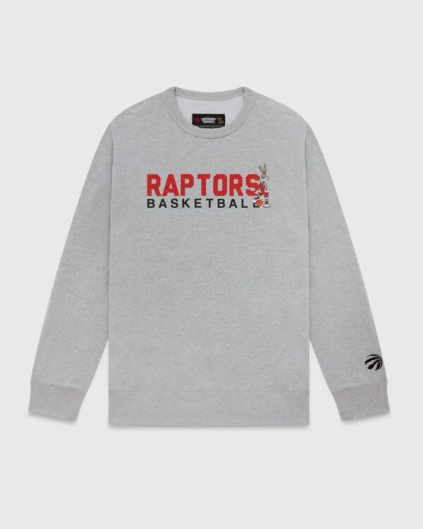 OVO X RAPTORS WARM UP CREWNECK GREY