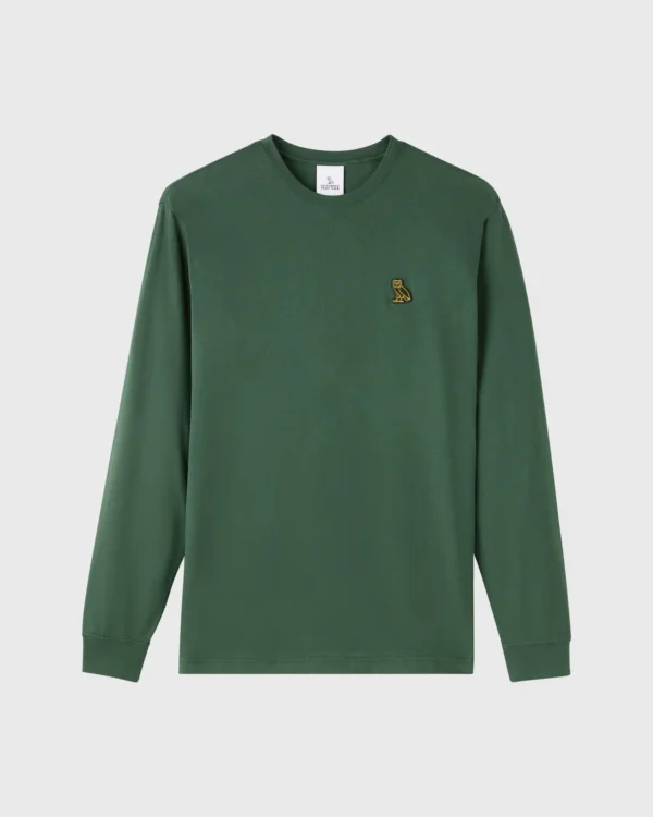 OVO CLASSIC LONG-SLEEVE T-SHIRT GREEN