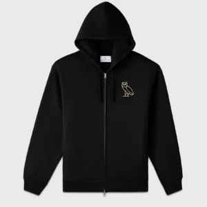 Ovo Mini Og Full Zip Hoodie Black