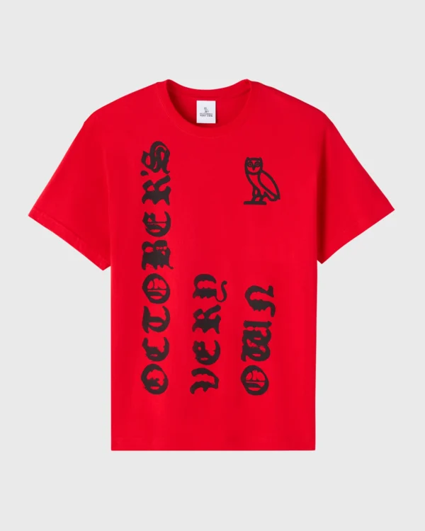 OVO 416 DICE T-SHIRT RED