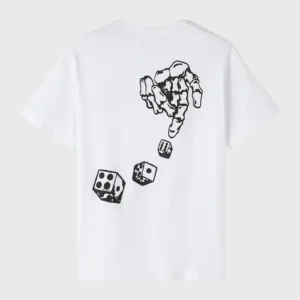 OVO LOGO 416 DICE T-SHIRT WHITE