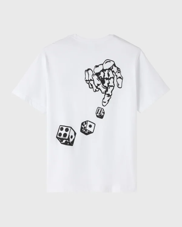 OVO LOGO 416 DICE T-SHIRT WHITE