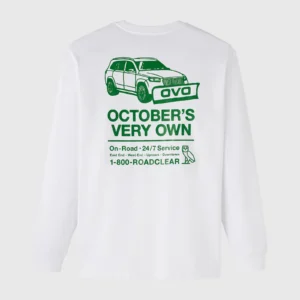 OVO ROAD CLEAR LONG-SLEEVE WHITE