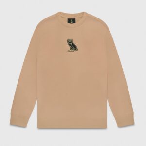 MINI OG OVO CREWNECK LIGHT BROWN