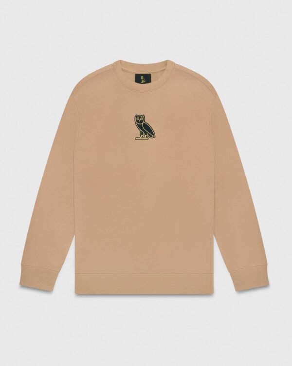 MINI OG OVO CREWNECK LIGHT BROWN