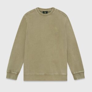 MUSKOKA GARMENT DYED CREWNECK BEIGE