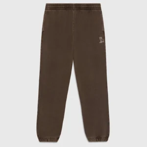 Ovo Muskoka Garment Dyed Relaxed Fit Sweatpant - Brown