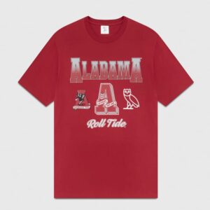 OVO NCAA ALABAMA CRIMSON TIDE T-SHIRT