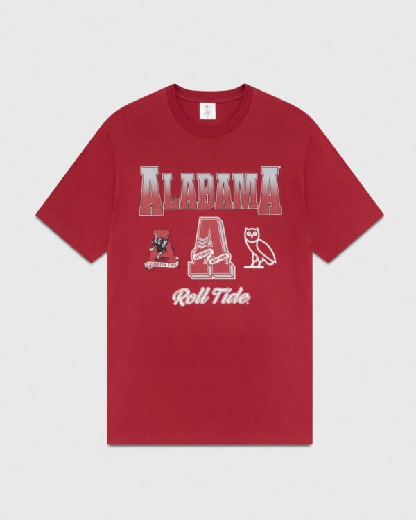 OVO NCAA ALABAMA CRIMSON TIDE T-SHIRT