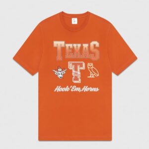 OVO NCAA KENTUCKY WILDCATS T-SHIRT RUSTY ORANGE