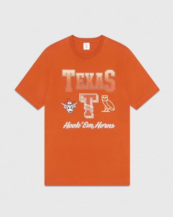 OVO NCAA KENTUCKY WILDCATS T-SHIRT RUSTY ORANGE