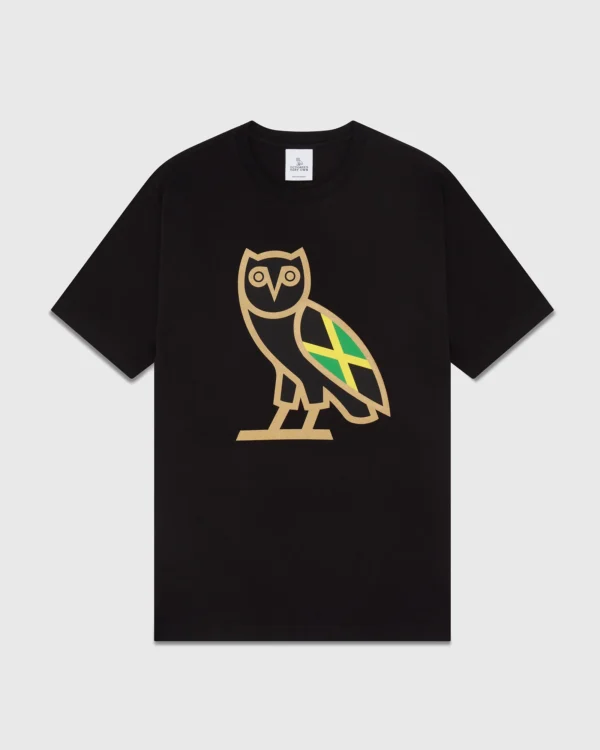 OVO X INTERNATIONAL OG JAMAICA T-SHIRT BLACK