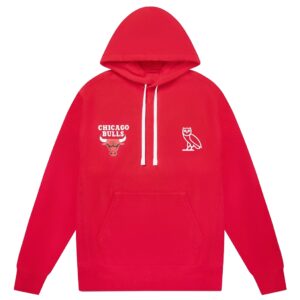 Ovo X NBA Bulls Hoodie – Red