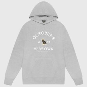 Ovo X Collegiate Hoodie-Grey