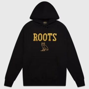 Ovo® x Roots Athletics Owl Hoodie Black