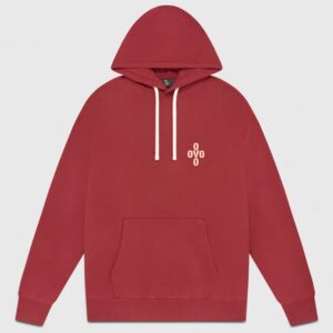 POM Pom Hoodie Deep Red