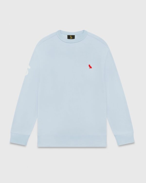 OVO TEAM CREWNECK PALE BLUE