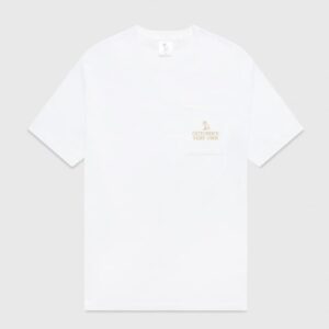 WORDMARK POCKET X OVO T-SHIRT WHITE