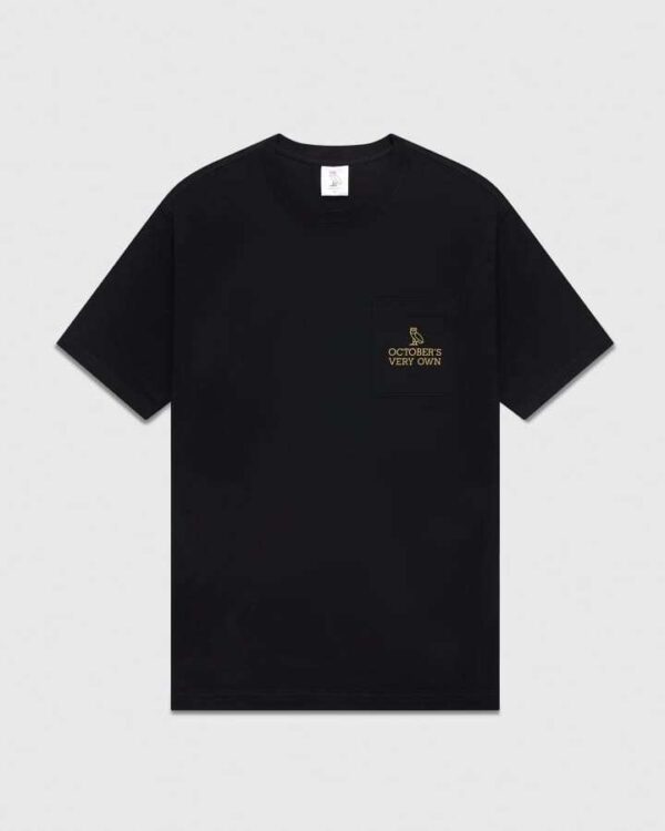 OVO WORDMARK POCKET T-SHIRT BLACK